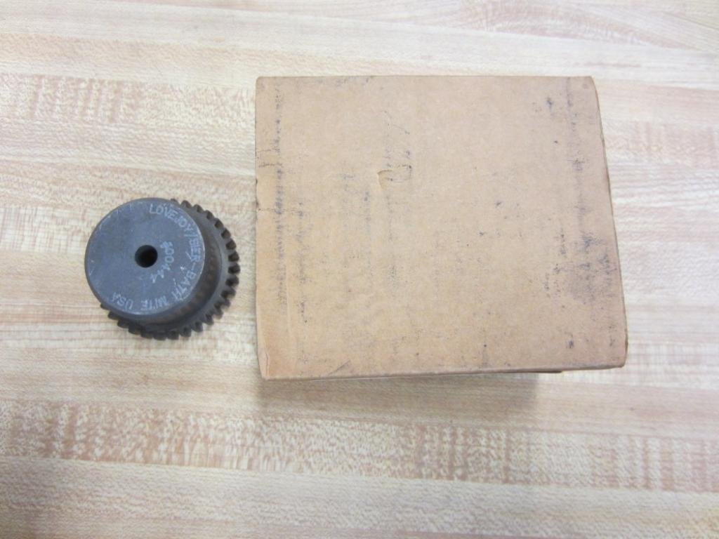Lovejoy 00444 Sier-Bath Mite Nylon Sleeve Gear Coupling Hub, Inch, Rough Stock Bore, 256 in-lbs Nominal Torque, No Keyway