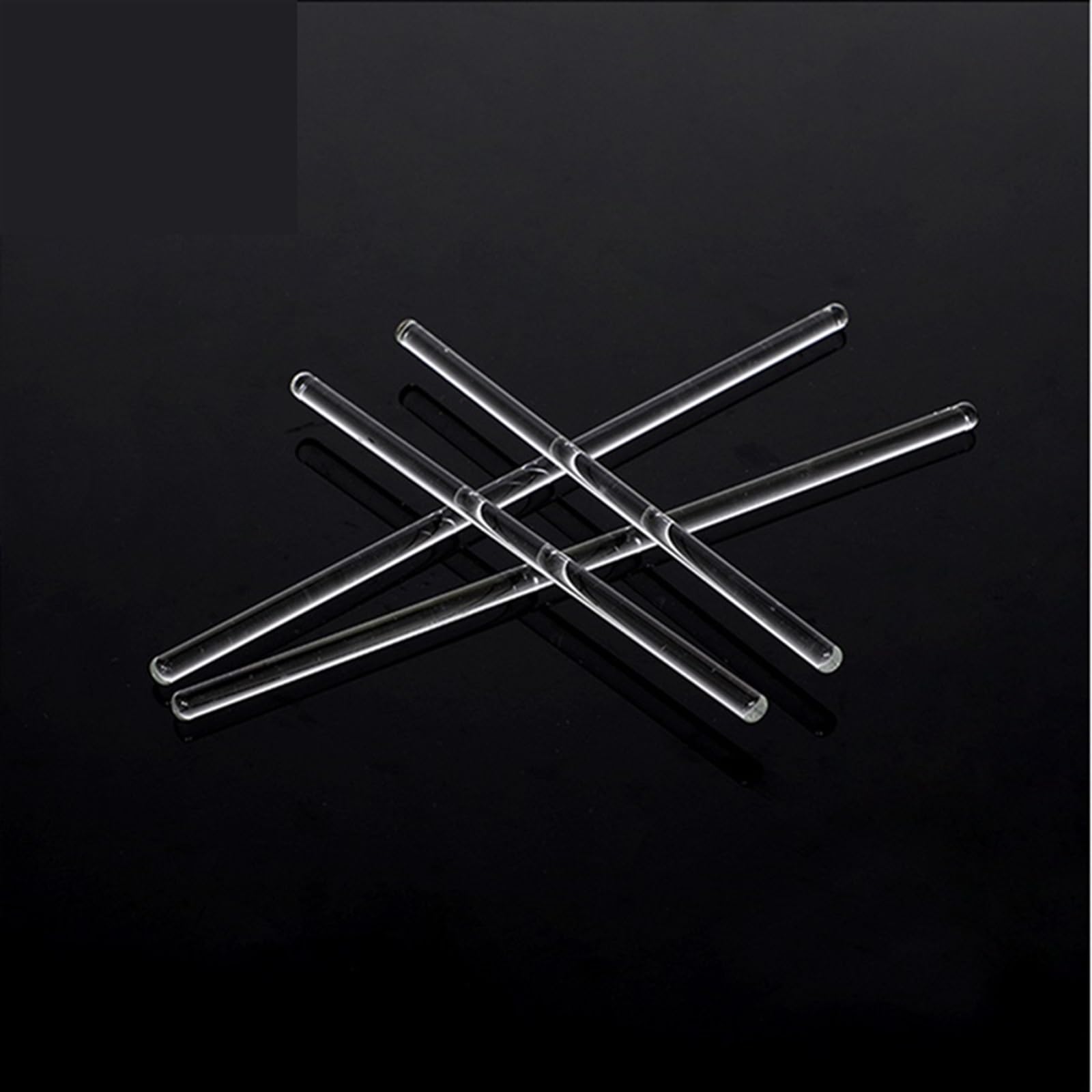 Bacchette for agitazione in vetro borosilicato da 10 pezzi 6/8/10/12/16 pollici, agitatore for laboratorio, barre rotonde for in for esperimenti(0.4x8inch)