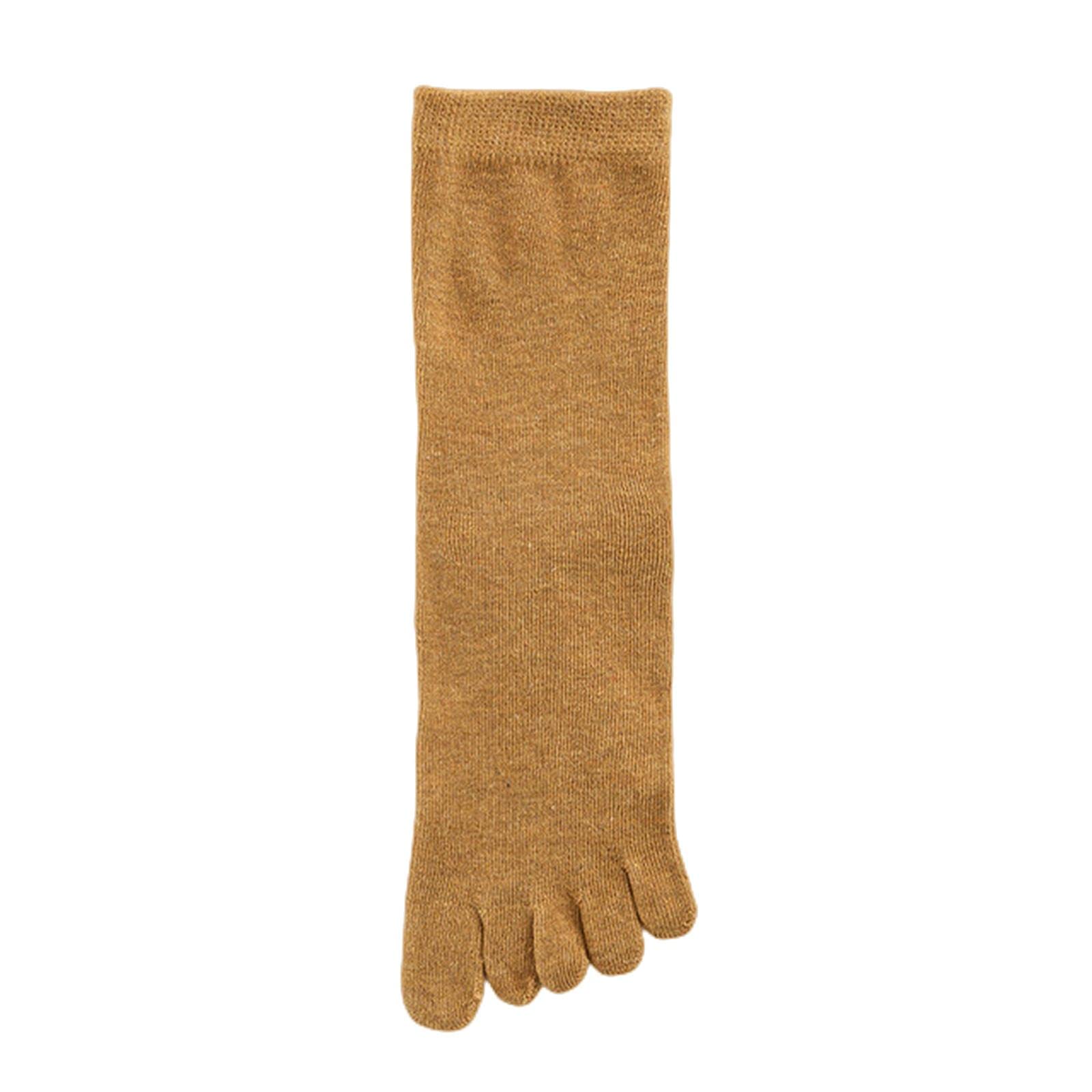 MOGSA Calcetines para mujer, 3 piezas, con cinco dedos, informales, cómodos, cálidos, separados, para mujer