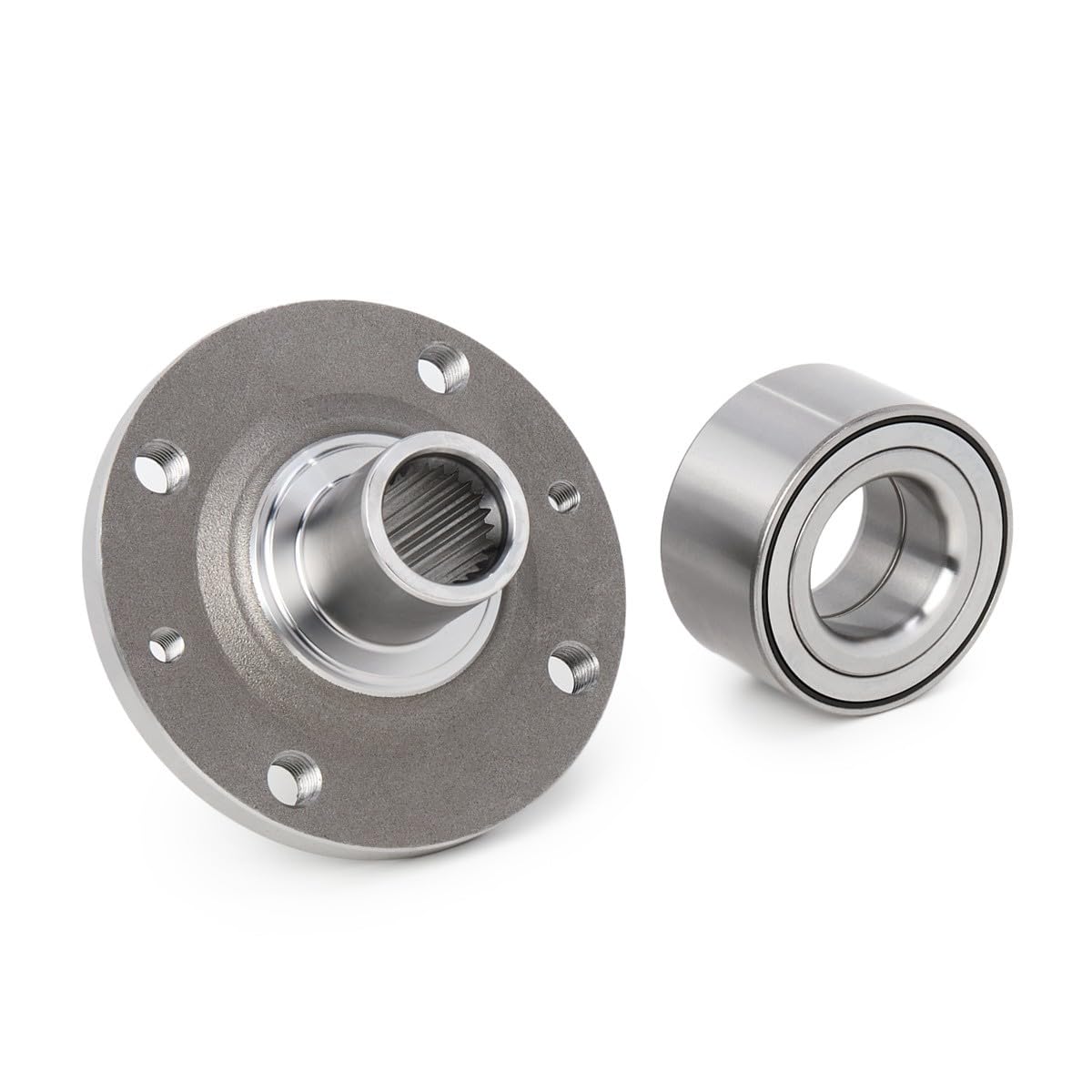 RIDEX 654W0778 Kit de roulement de roue des deux côtés de l'Avant Compatible avec RENAULT Clio 3 3/5 portes BR0/1, CR0/1