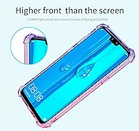 Vista 4 de Funda para Huawei Y9 2019, Enjoy 9 Plus JKM-LX1 Case, Crystal Clear Case Gradient Slim Anti Scratch TPU a prueba de golpes Funda protectora