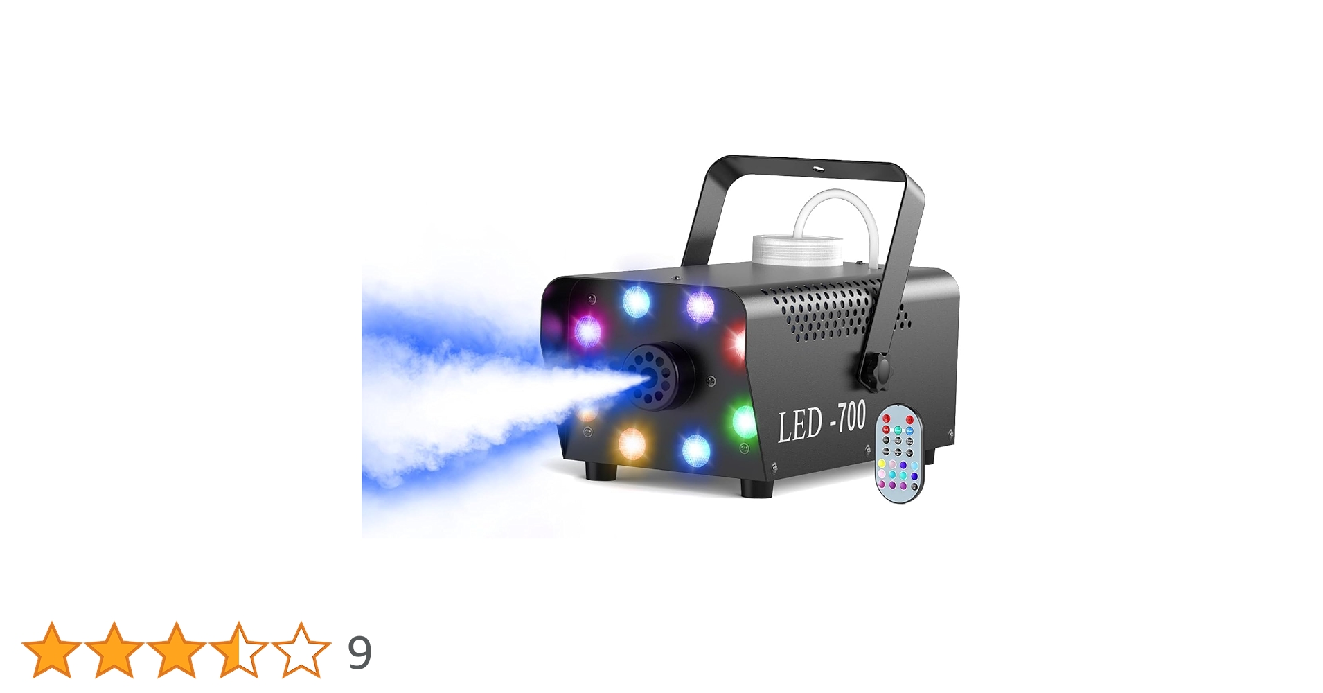スモークマシン フォグマシン 500W 3 LED RGBモード 赤、緑、青 スモークマシン フォグマシン 500W 3 LED RGBモード 赤、緑青LED