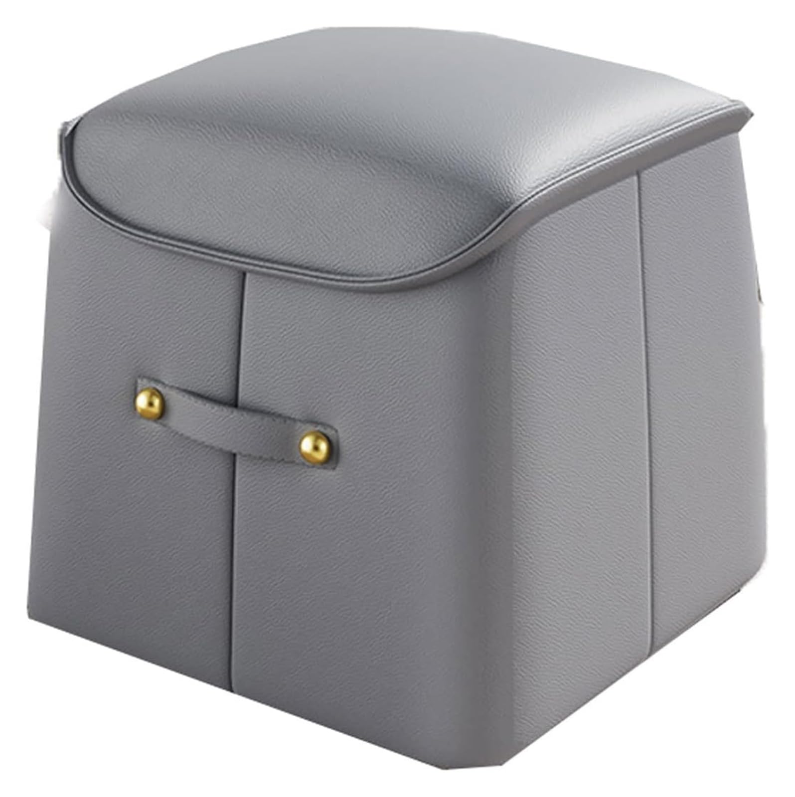 Tabouret de pied portable ottoman en cuir idéal pour la chambre