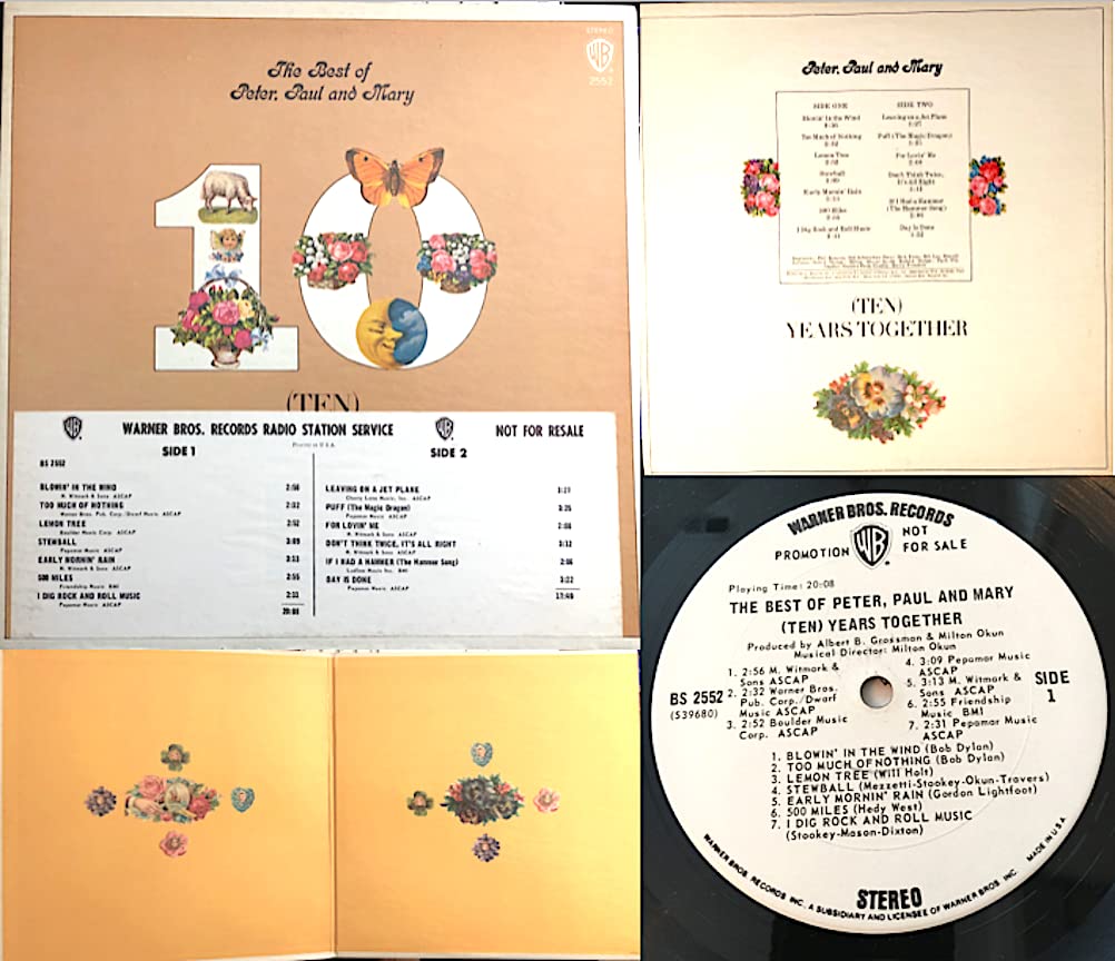 The Best Of Peter, Paul And Mary (Ten) Years Together