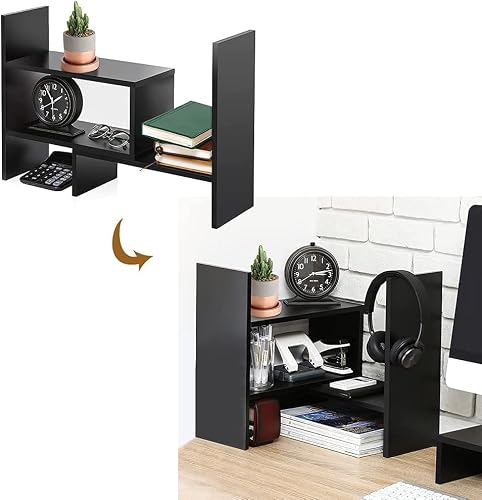 Adjustable Desktop Shelves & Office Shelves, Wood Desktop Bookshelf, Desk Bookshelf, Desktop Shelf Organizer, Desk Shelf Organizer, Mini Bookshelf, Desk Shelves,Tabletop Bookshelf,Desk Organizer Shelf #TOP6