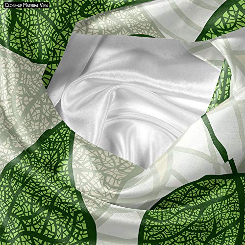 Image of ArtzFolio Hand Drawn Green Leafs | Pouch Wrist Potli Bag | Bag for Weddings & Casual Parties