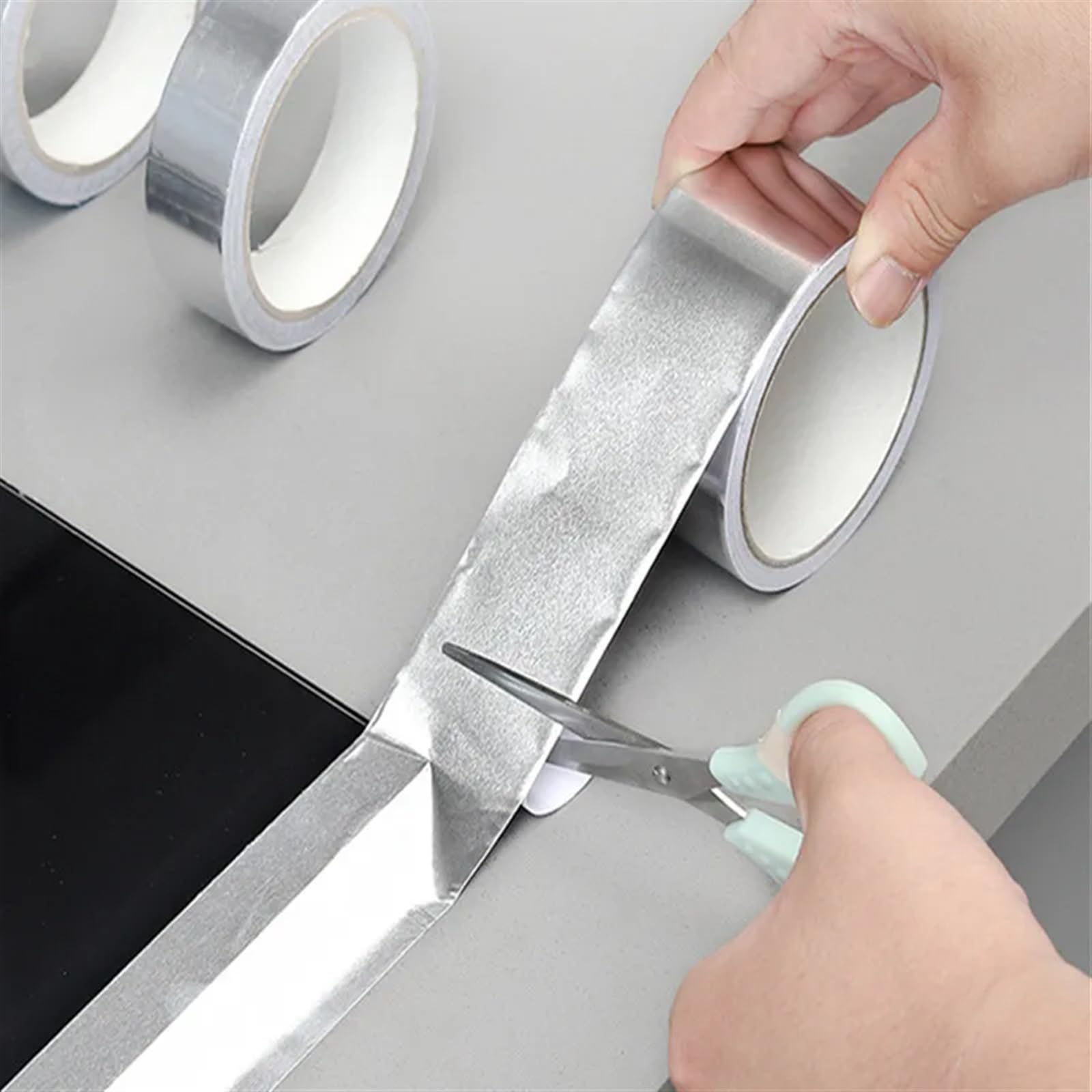 Paquete de 2 cintas de papel de aluminio for reparación de conductos HVAC