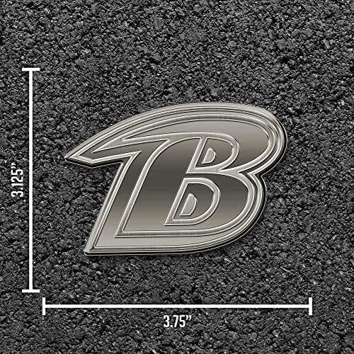 Image of Rico Industries NFL Football Standard Oval Antique Nickel Auto Emblem for Car /Truck /SUV