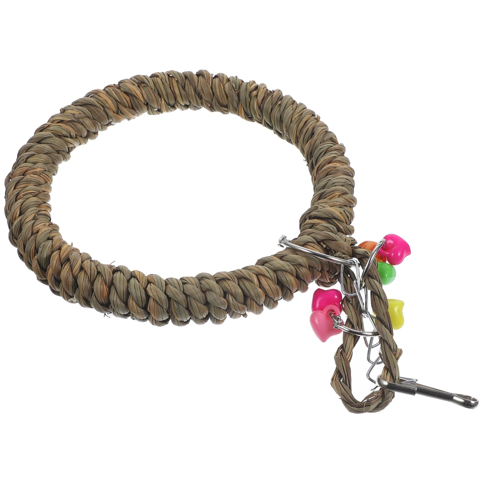 BESPORTBLE 5pezzi Altalena Decorativa Per Pappagalli Trespolo Da Appendere Per Uccelli Gioco Divertente e Resistente Per Parrocchetti e Cockatiel Accessorio Per Benessere Degli Uccelli