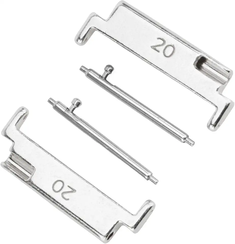 Acouto Adaptador de Pulseira de Relógio de Metal Premium 1 par de Adaptador de Pulseira de Relógio de Metal de 20 a 22 Mm de Conexão de Com Adaptadores de de de Mola Acessórios para Smartwatch