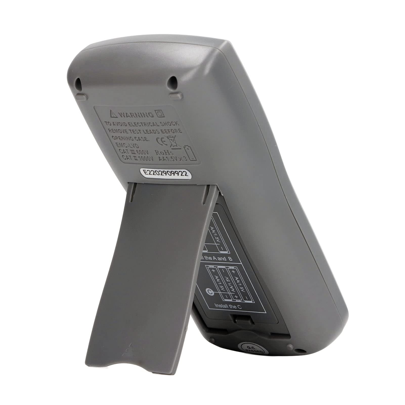 FTVOGUE Oscilloscopio Digitale Palmare, Multimetro Digitale in Silicone ABS PC, Strumento di Test Ad Alta Precisione 2 in 1 da 200 Msps 80 MHz per Test di Apparecchiature, Diagnosi Automobilistiche,