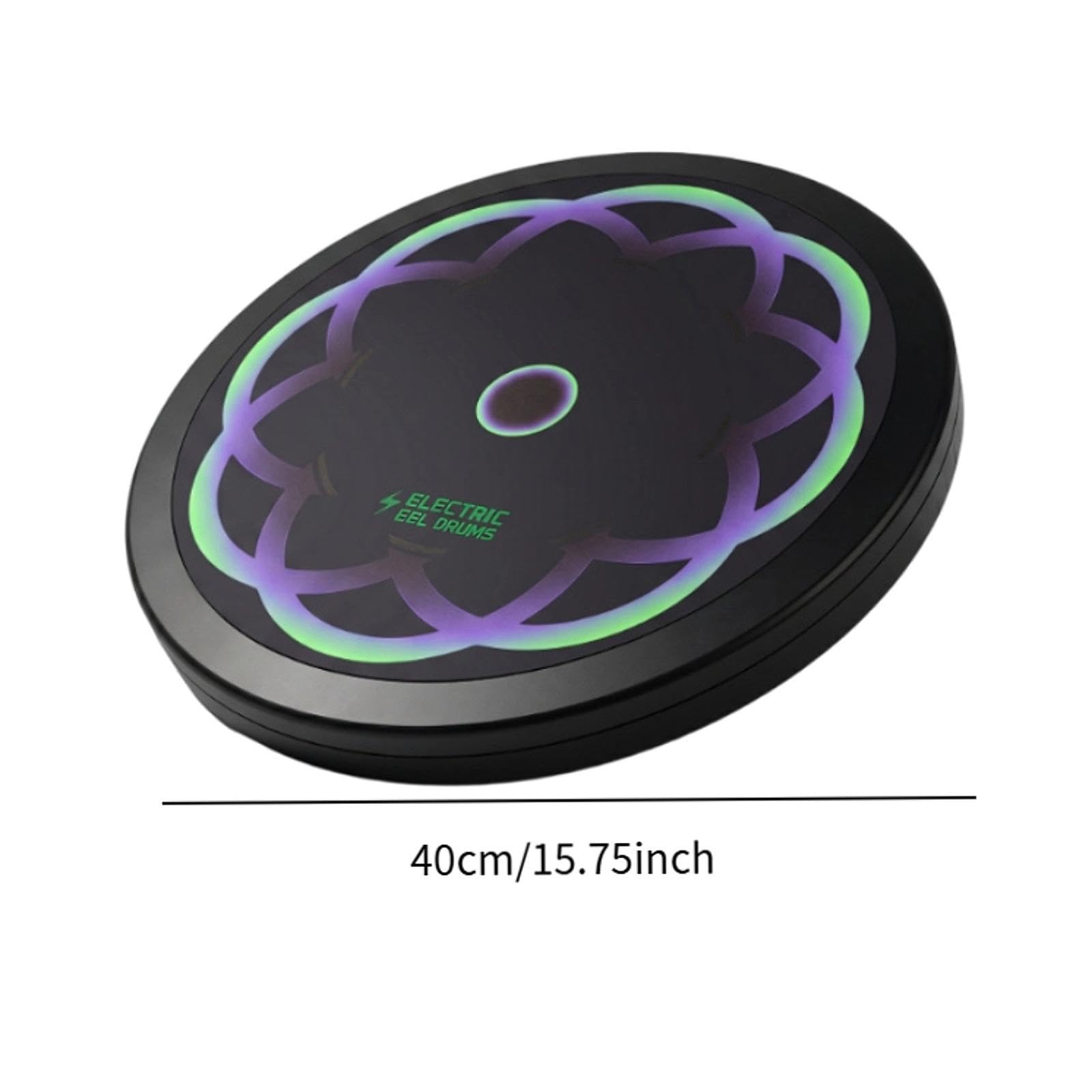 Drum Pad di Allenamento Batteria Snare Drum Accessori Esercizi Bacchette Superficie in Gomma Silenziosa Adatto a Studenti Principianti Mu, Verde
