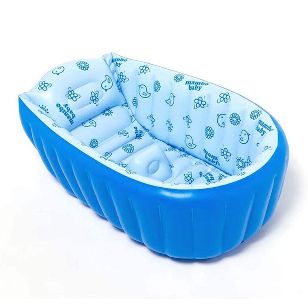 Baignoire gonflable bébé pliable : la solution anti-glisse avec coussin doux intégré - 8