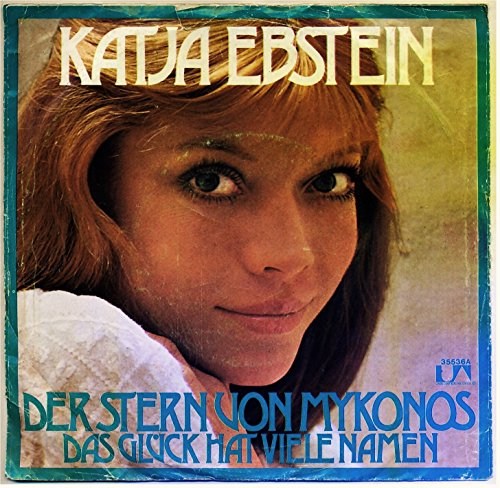 EBSTEIN, KATJA / DER STERN VON MYKONOS / DAS GLÜCK HAT VIELE NAMEN / 1973 / Bildhülle / UNITED ARTISTS RECORDS # UA 35 536 / Deutsche Pressung / 7" Vinyl Single Schallplatte /