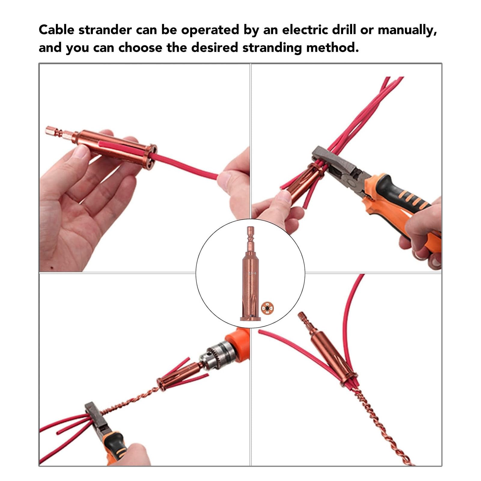 Machine à Dénuder Outil De Torsion De Fil, Pince à Dénuder Et Torsader, Pour Connecteurs Rapides, Outils Visseuse Electrique