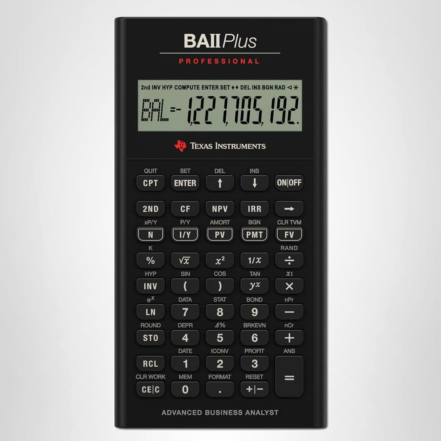 Texas Instruments BA II Plus Professional Financial Calculator