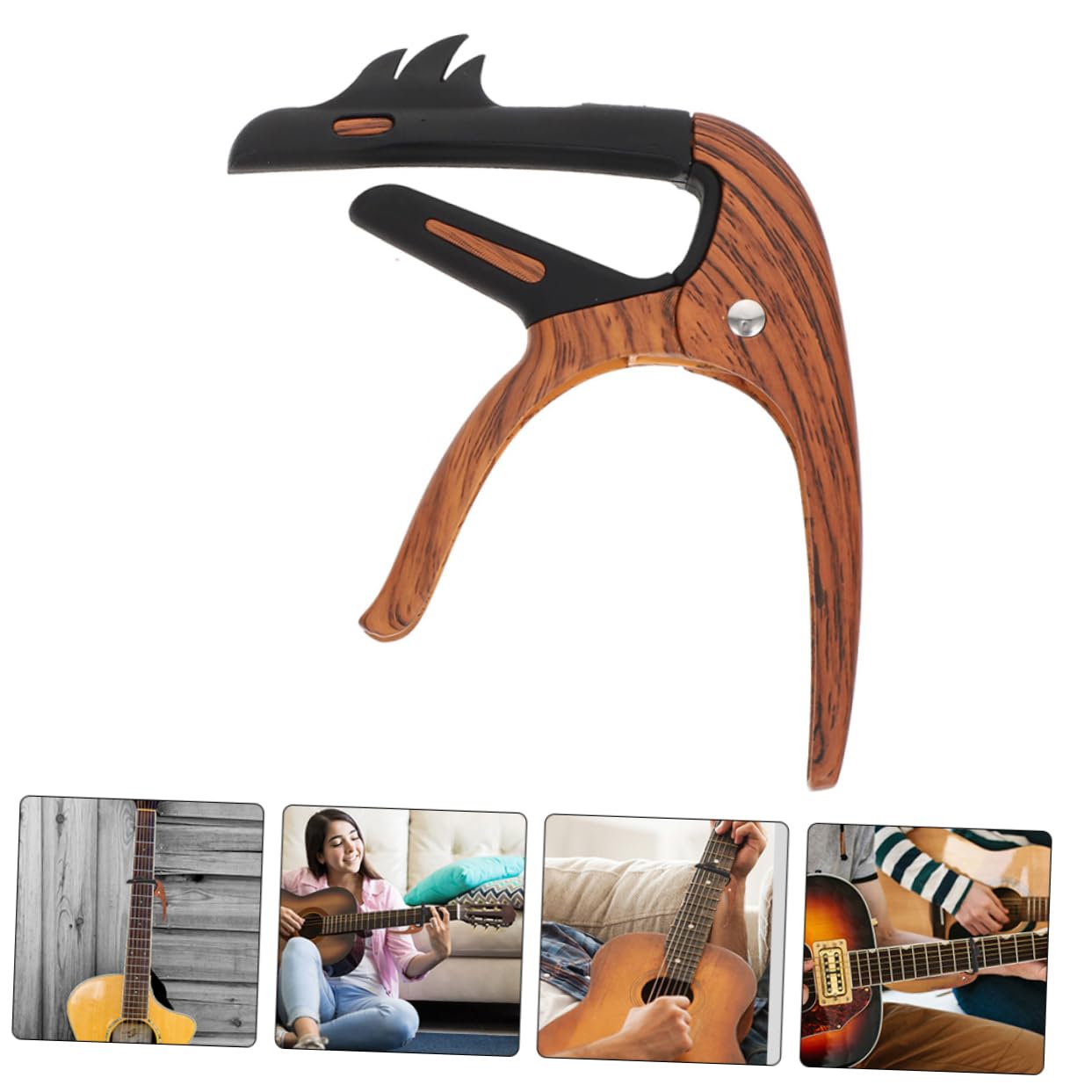 Supvox 5 Stück Clip-on-gitarren-capodaster Metallklemme Für Akustikgitarren Stimmclip Für Ukulele Feine Verarbeitung Für Profis