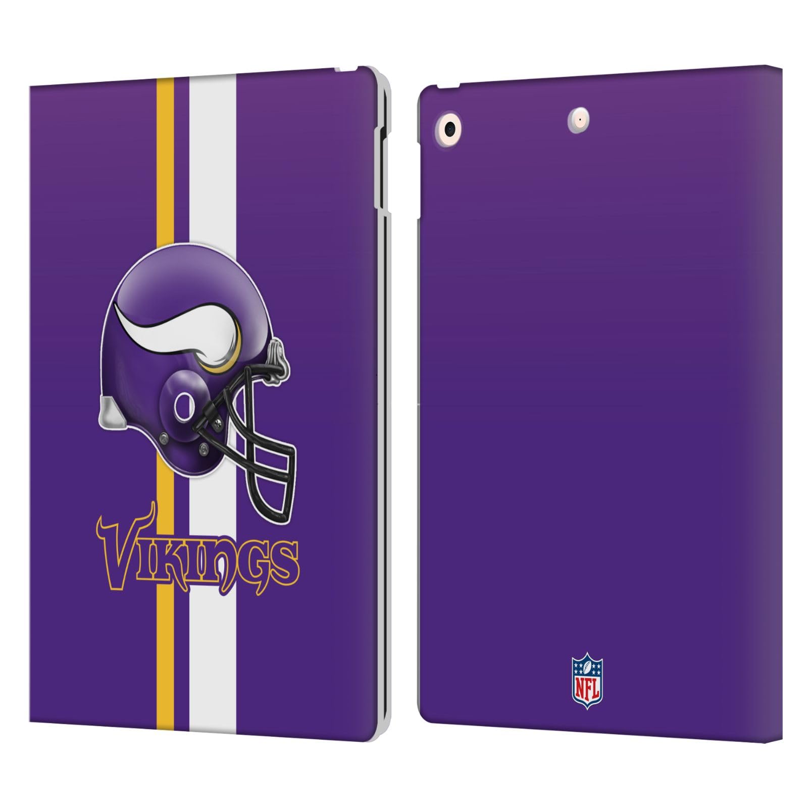 Casque Minnesota Vikings étui cuir iPad 10.2 avec support vidéo