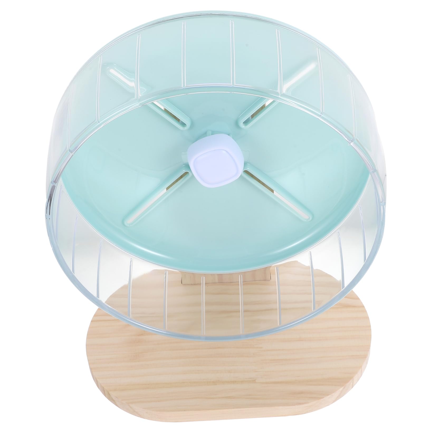 Abaodam 1 Ensemble Silencieuses pour Petits Animaux de Roue Exercice pour Hamsters avec Support pour Habitat