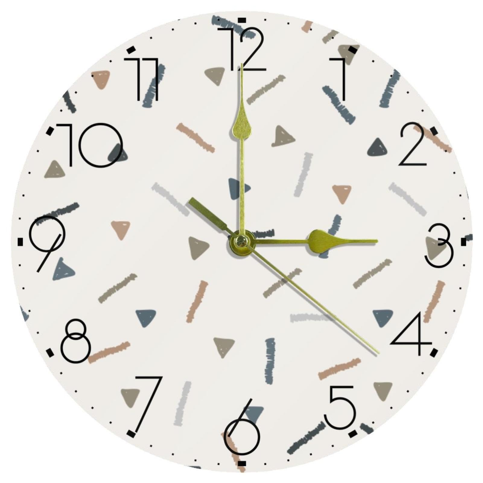 Horloge murale a piles et silencieuse pour optimiser la concentration