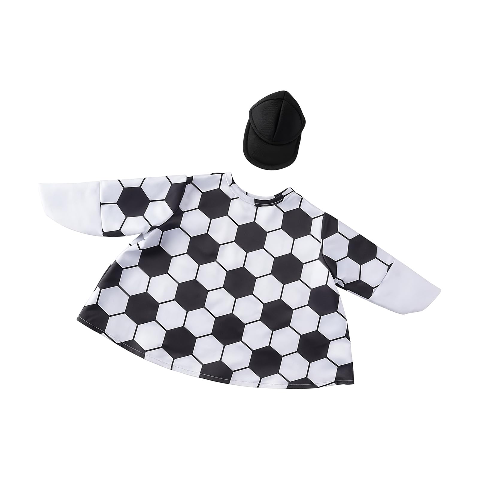 Limtula Sporty Porch Geese Outfit with Soccer Ball Designs Perfect for Game Day Celebration Geese Attire Accessories Tournament Door Waterfowl Decoration Set