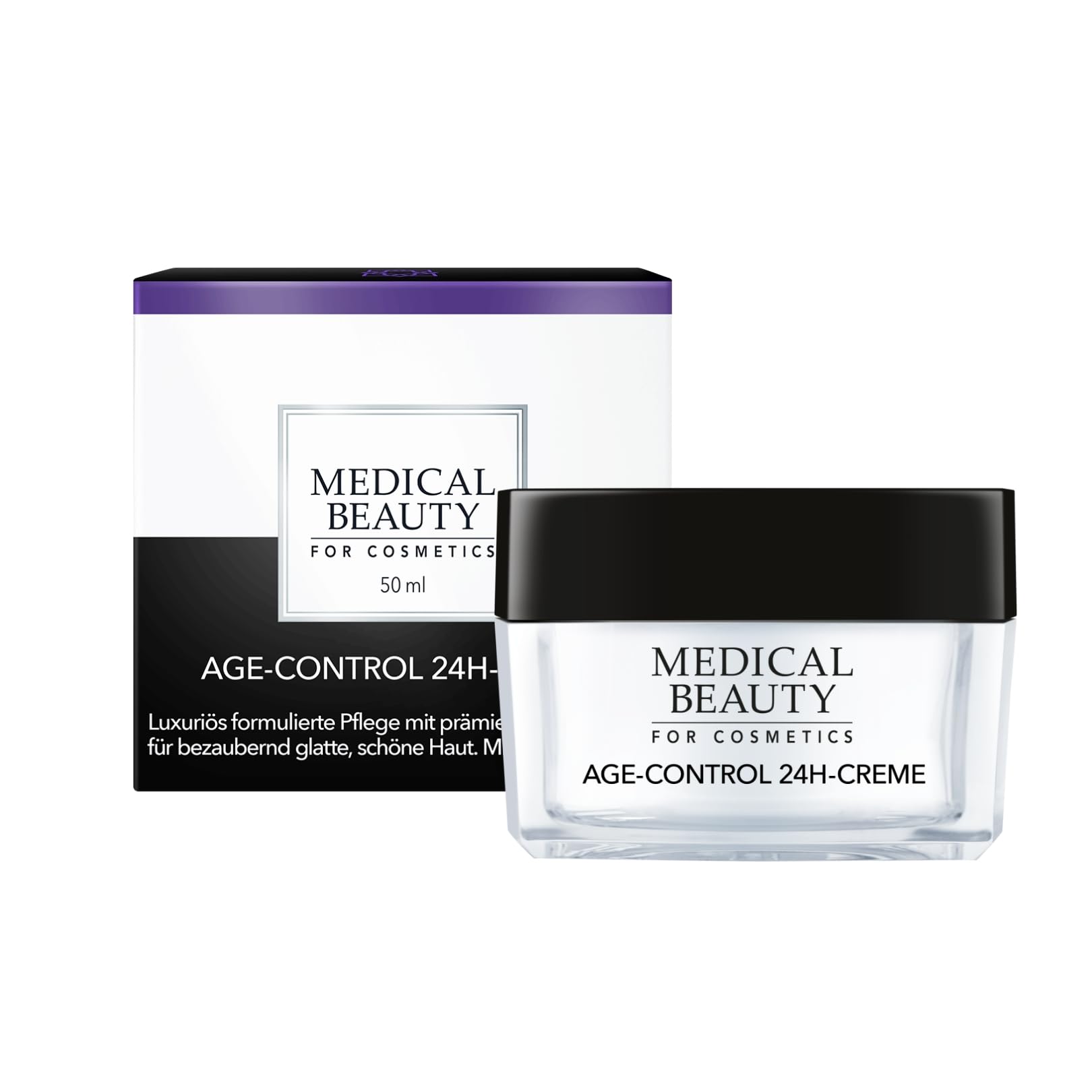 Age Control 24H-Creme – Anti-Aging Gesichtscreme mit Hyaluron & prämierten Lifting- & Repair-Wirkstoffen – Luxuriöse Tages- & Nachtpflege für sichtbar glattere Haut – 50 ml – MEDICAL BEAUTY®