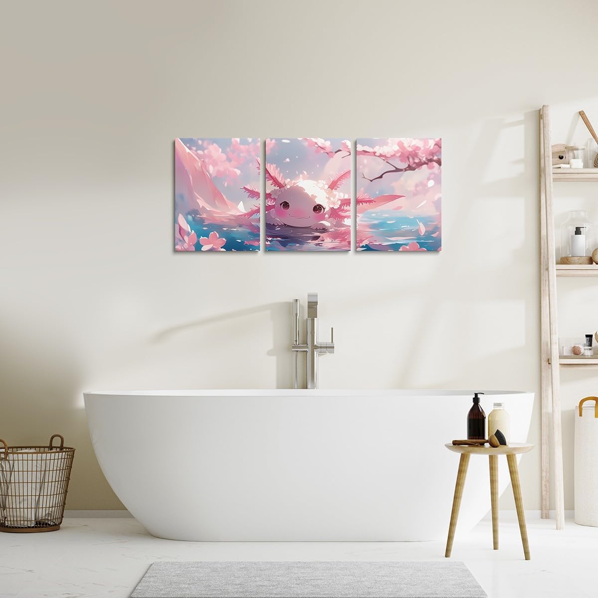 Feelyou Kids Cute Axolotl Wall Painting Posters and Prints Ocean image 5