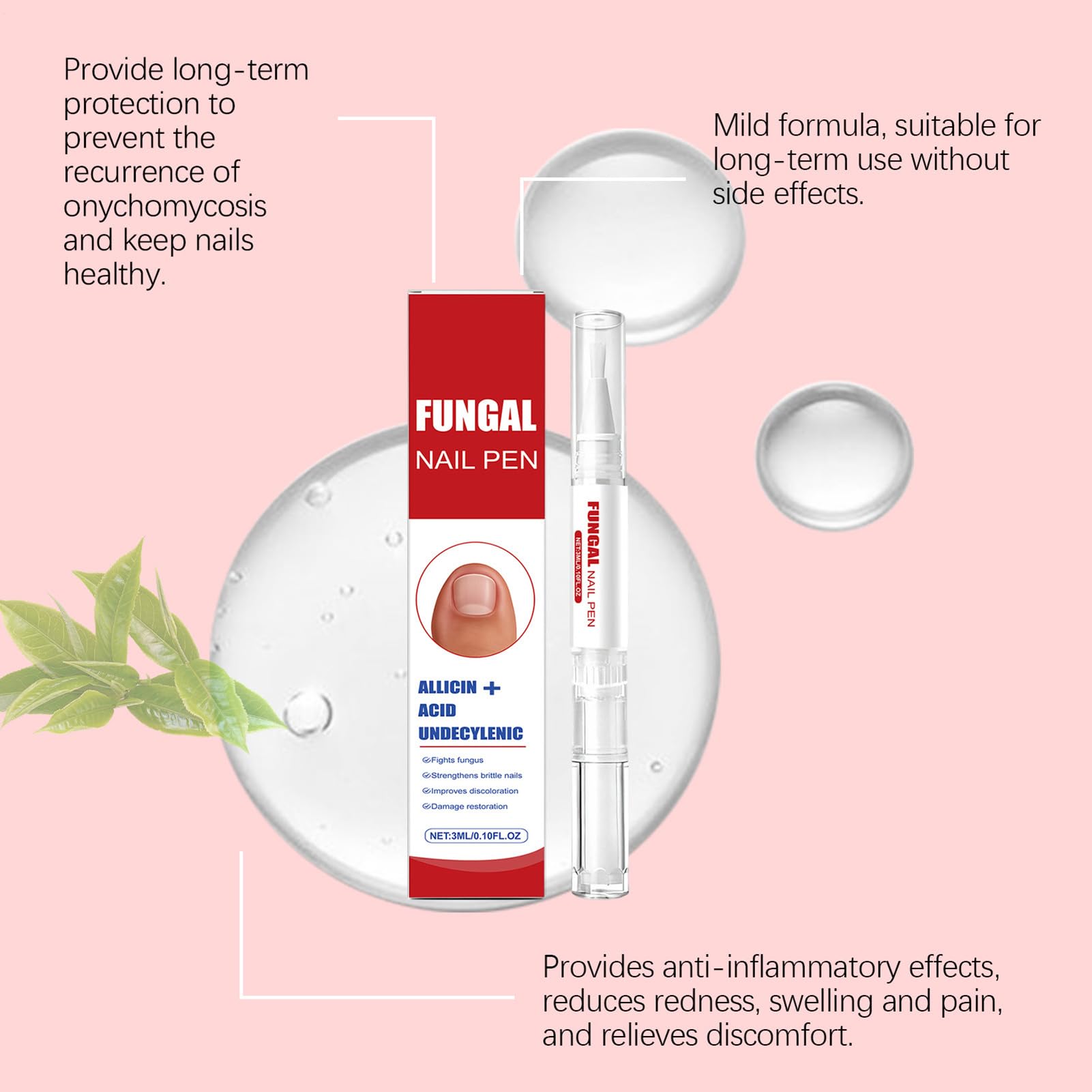 Penna Per Olio Per Le Cuticole,Prodotto Per Rinforzo E Riparazione,Penna Per Olio Per Le Unghie E Le Cuticole | Per La Cura Delle Unghie A Casa Per Donne E Uomini Adulti Per Manicure E Per Onicofagia