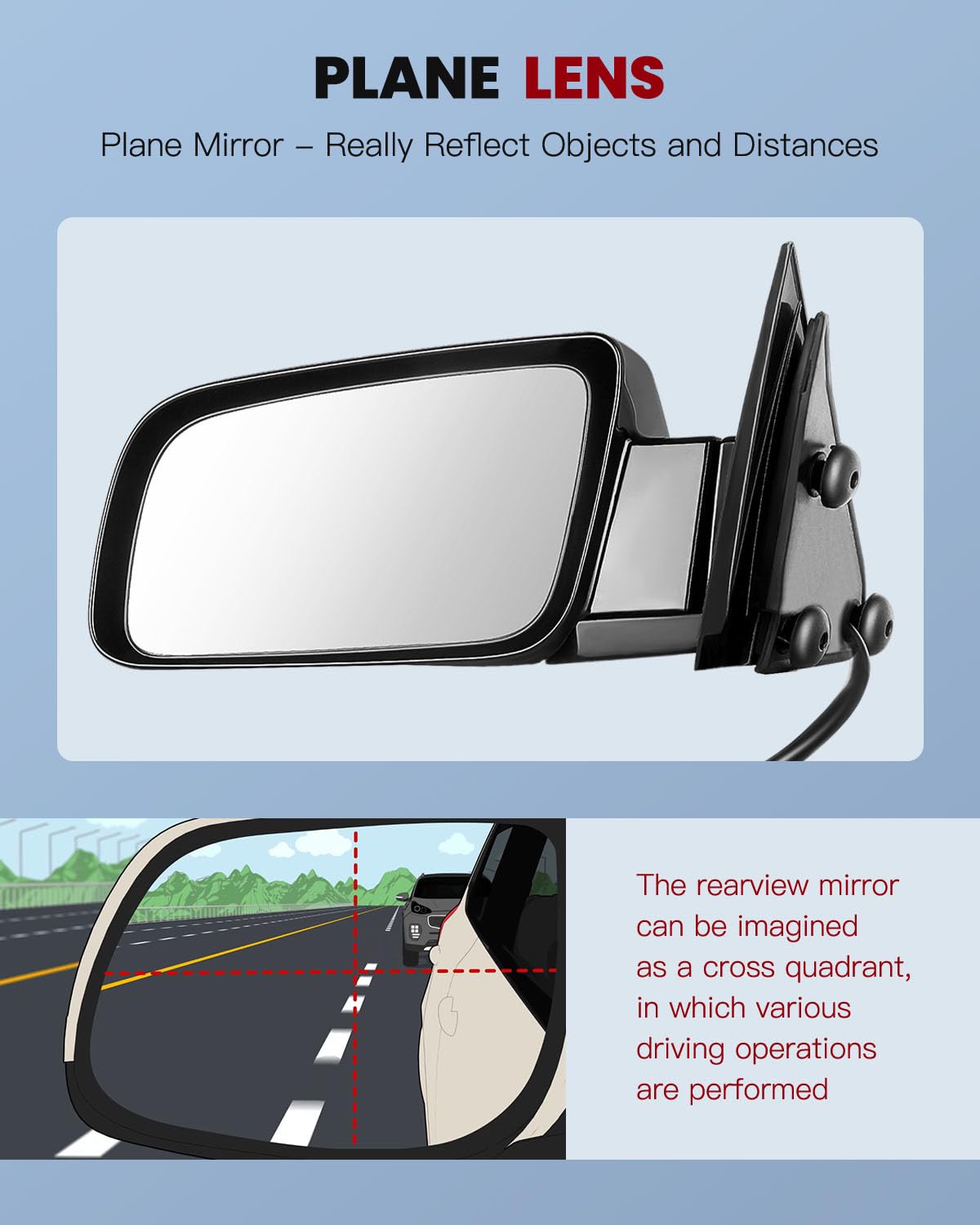 Amazon.com: cciyu Power Mirrors Drive and Passenger Side Door
