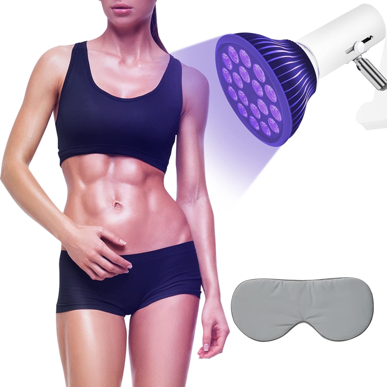 Ta.n.ning Light Ta.n.ning Lamp S-u-n Lamp for Home Use,Self Ta.n.ner Body Face Bronzers Su.n.Lamps 54w Su-n-Light for Body and Face