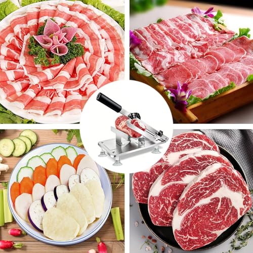 Industrial meat slicer machine