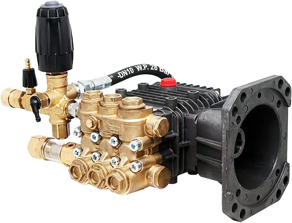 Comet ZWD4040G Fully Plumbed Pressure Washer Triplex Pump, 4000 PSI, 4.0 GPM, 3400 RPM, 1" Hollow Shaft