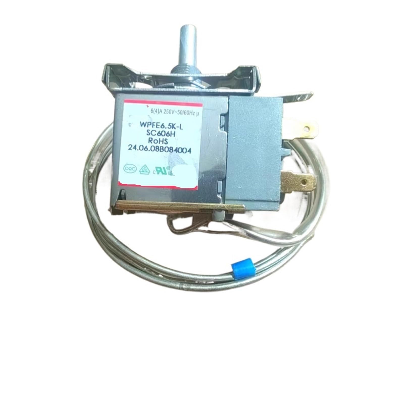 Fkymx 1Pcs Refrigerator Thermostat，Compatible For Aucma，Wpfe6.5k Sc-606H Mechanical Switch Accessories