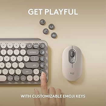 Amazon.com: Logitech POP Keys Mechanical Wireless Keyboard