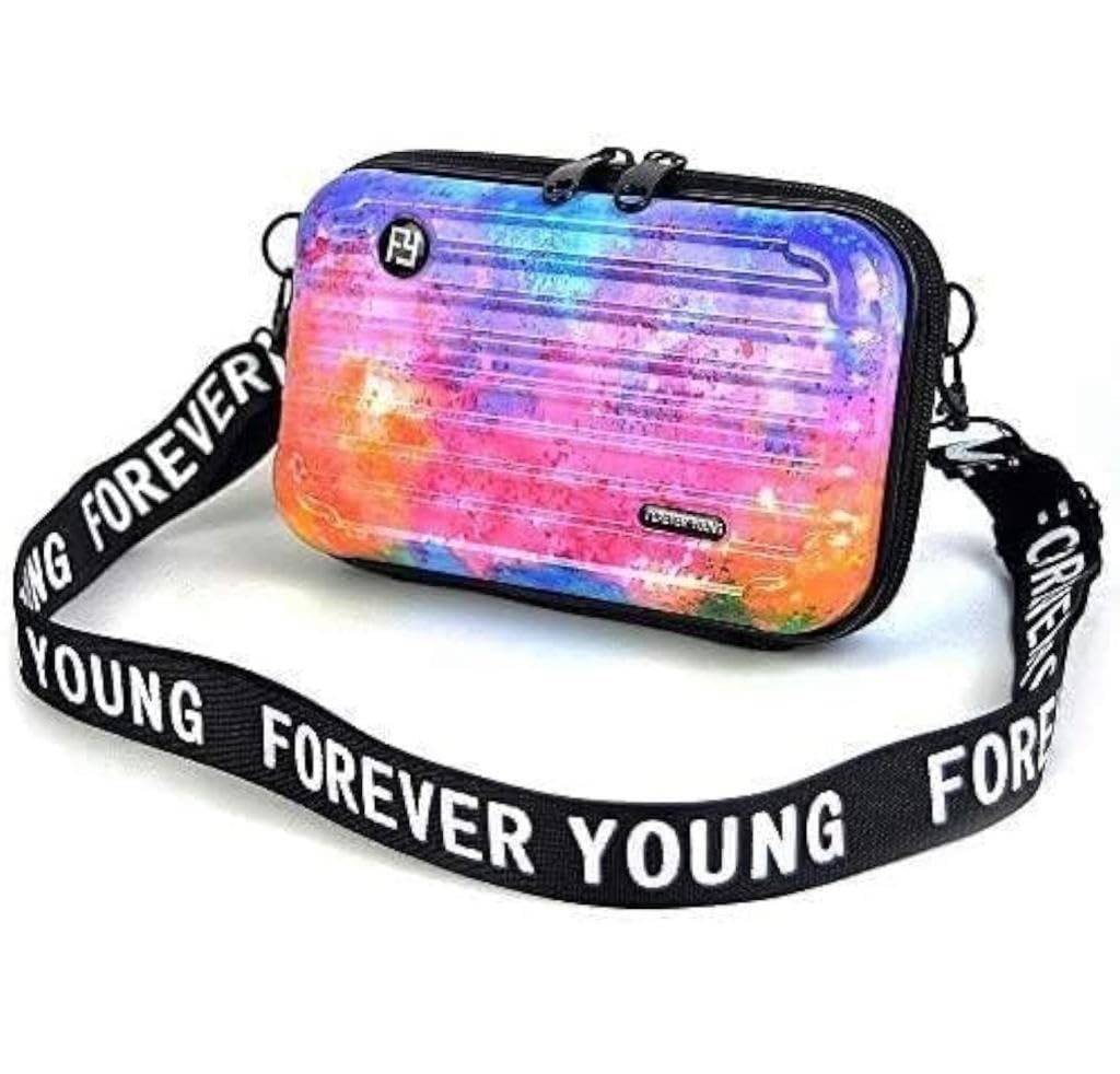 JETTREAM Sling Box Bag for Women, suitcase sling bag with Detacheable Shoulder Strap and Convertible into Cosmetic Box Bag (RAINBOW) (B0CKY4GGVQ) Amazon Price History, Amazon Price Tracker