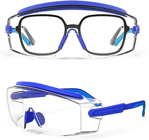 Miniatura 16 de Gafas de seguridad antivaho Gafas de seguridad sobre gafas protectoras con lentes antiarañazos ajustables