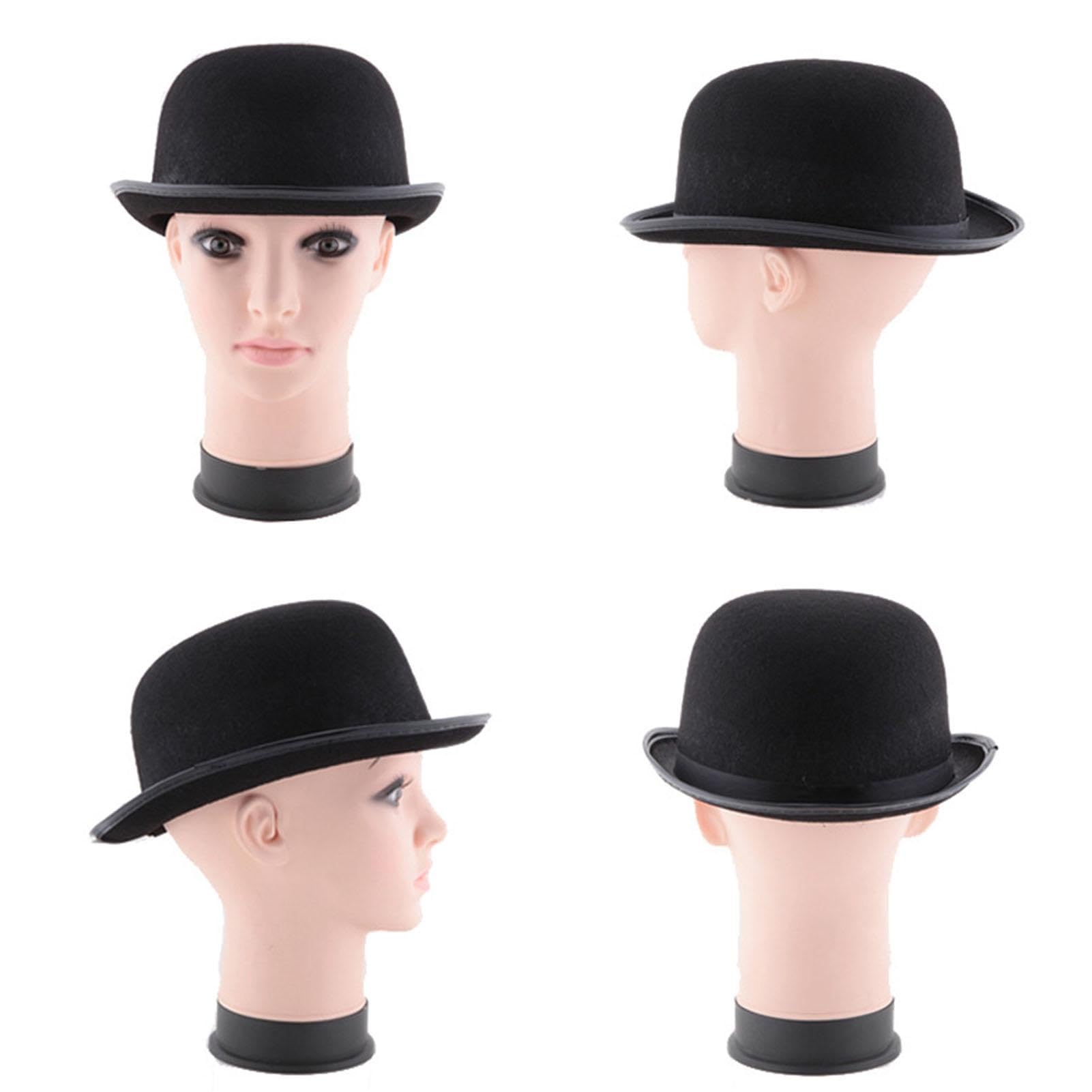 Sombrero de bombín unisex de fieltro, sorprendente, , bombín, derby, para hombre, de fieltro de lana, vintage, para cualquier ocasión, para amantes del espectáculo, , 1-2, ,
