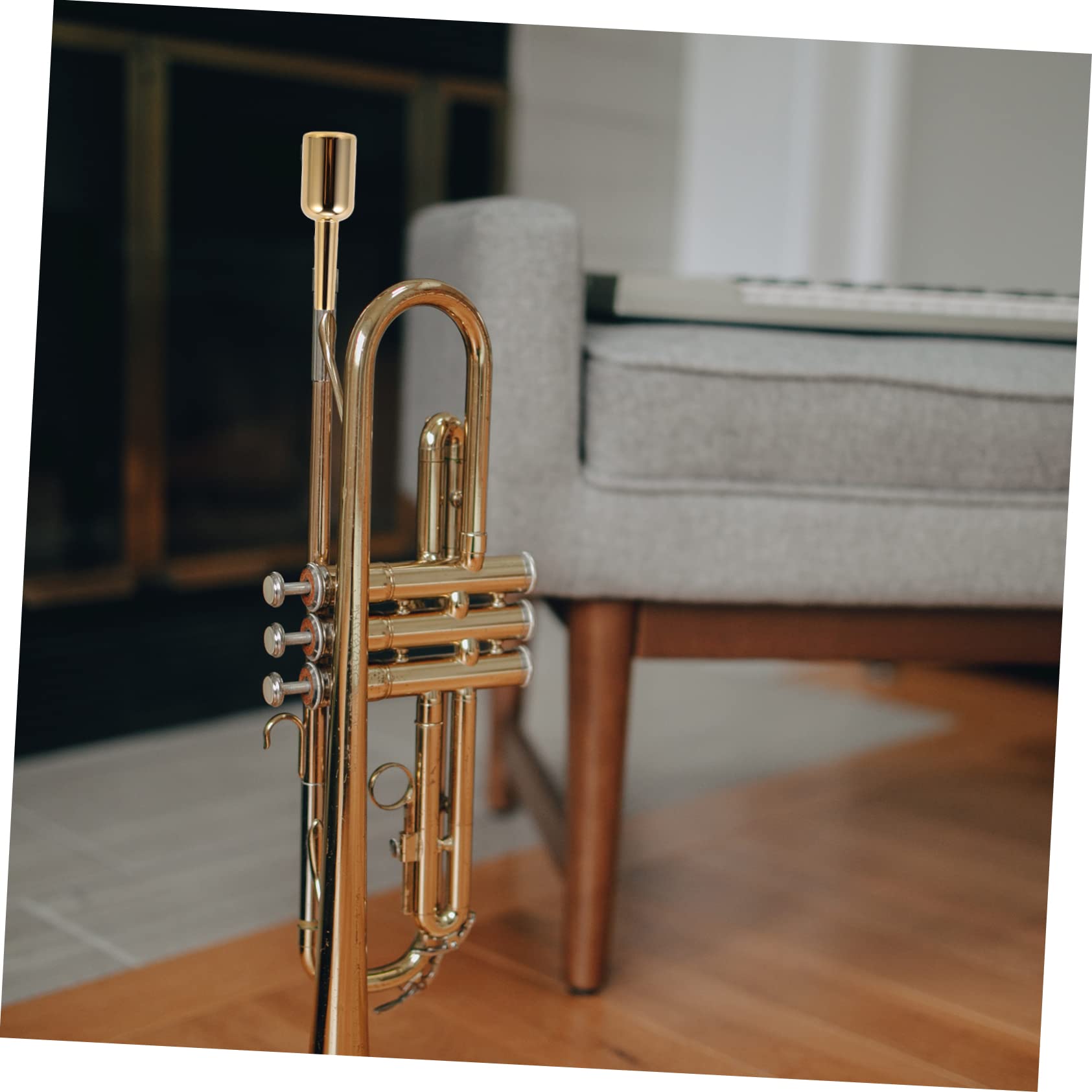 BESPORTBLE Becco per Tromba Professionale in Doratura Suono Elegante e Brillantezza Duratura, Accessorio per Principianti e Professionisti