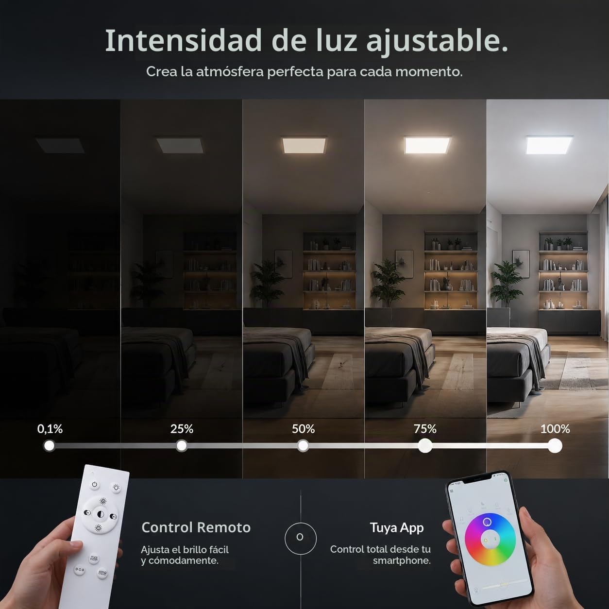 BARCELONA LED Panel LED Smart WiFi 60x60 RGBW CCT 40W
