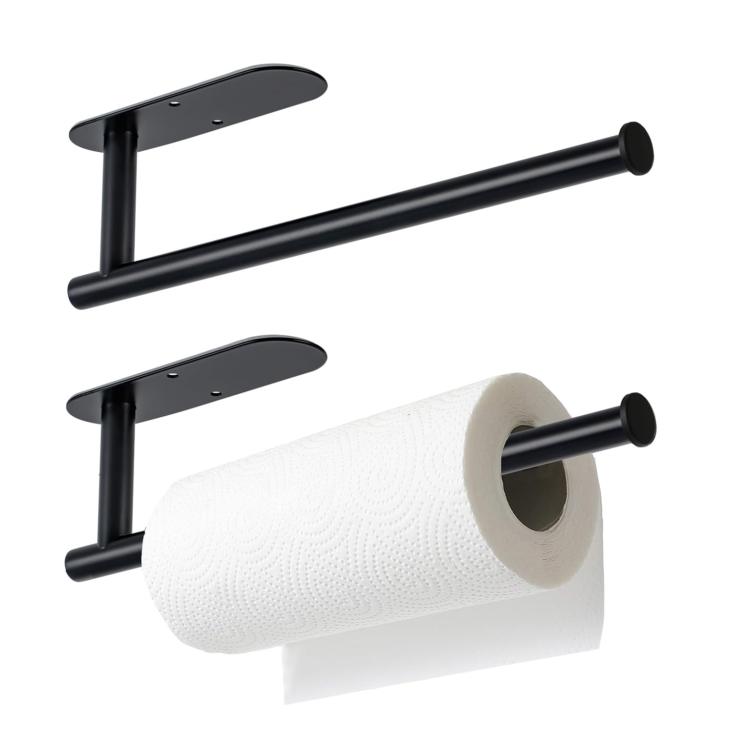 Paquete de 2 soportes de torre de papel negro