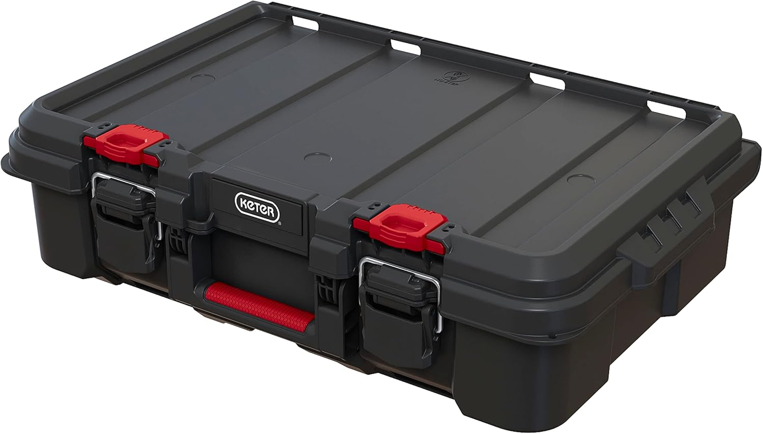 Keter Stack & Roll Heavy Duty DIY Power Tool Storage Case (253382