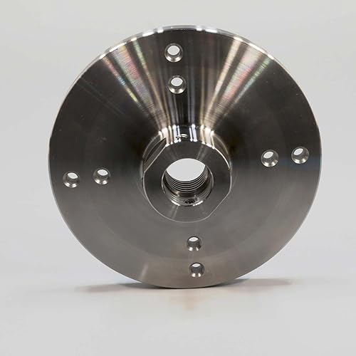 Miniatura 7 de Hurricane Turning Tools, Placa frontal de acero de 6" para torno de madera, 1" x 8 TPI