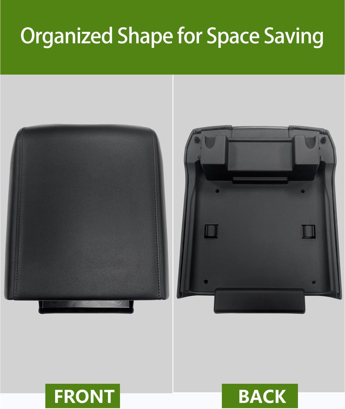 UMISHI Car Center Console Armrest Lid Replacement for Ford F150 2015 2016 2017 2018 2019 2020 Replaces# FL3B 1504604 AA (Center Console (Black))