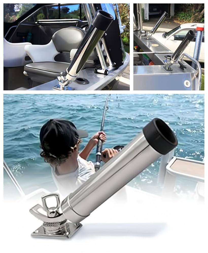 Amazon | chengshuang 釣竿ホルダー ロッドホルダー 船 ロッド