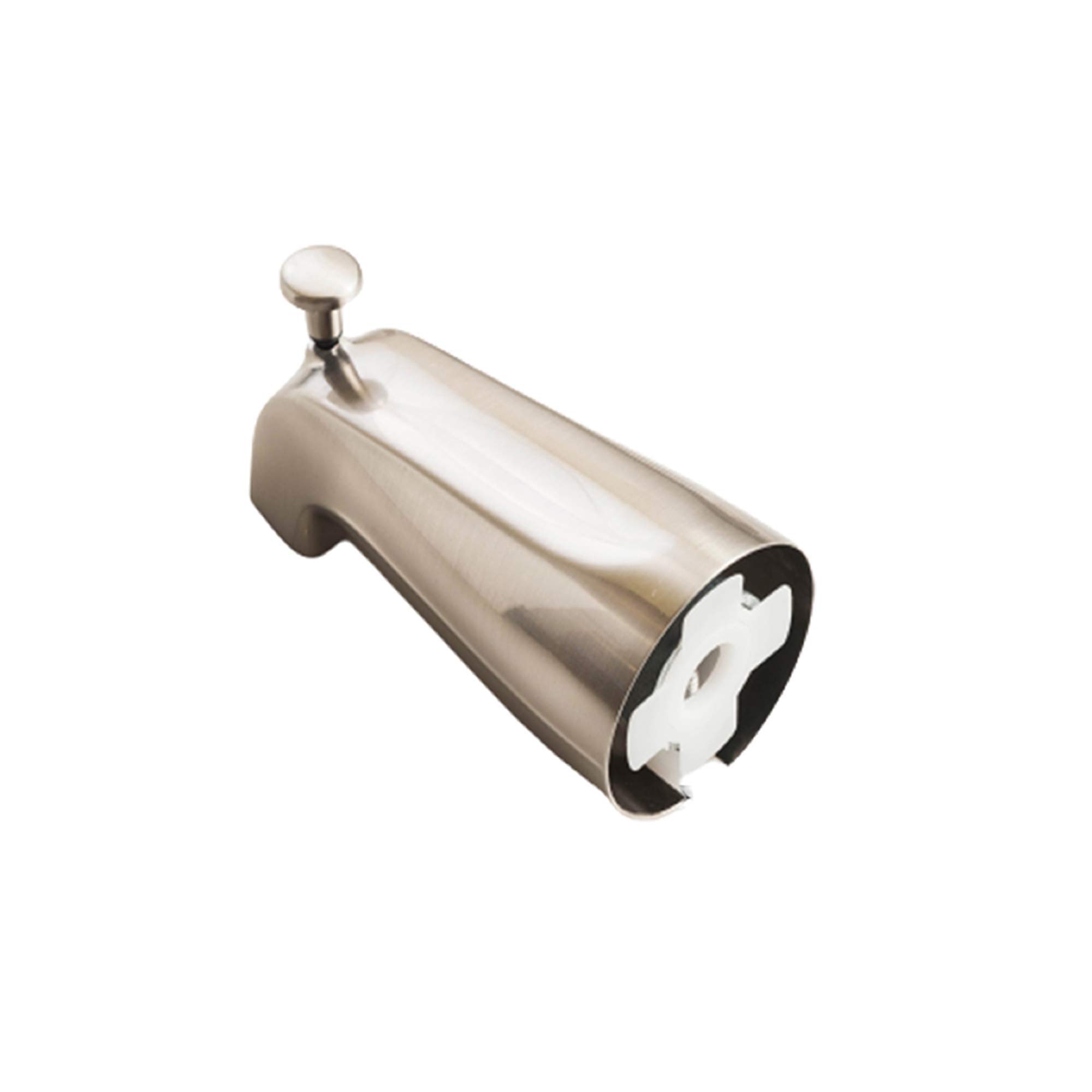 SENTO Slip On Nickel Universal Bathroom Tub Spout with Diverter, Durable Heavy Duty Metal Bathtub Faucet with Shower Diverter - 4 Inches 1/2" Copper