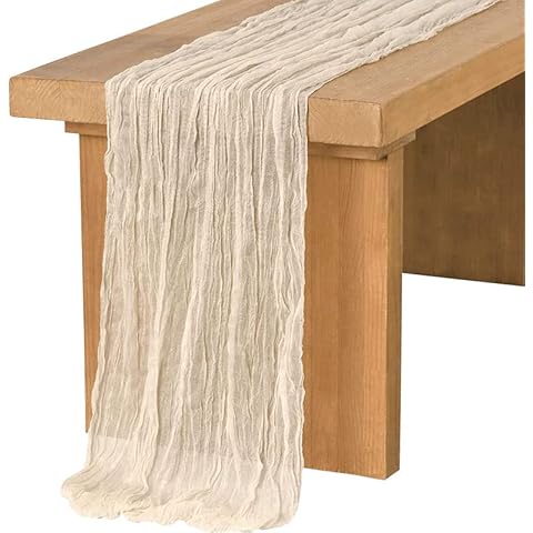 HESHIFENG Camino de Mesa Gasa Bohemio Cover