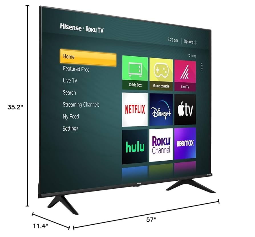 Amazon.com: Hisense 65-Inch Class R6090G Roku 4K UHD Smart