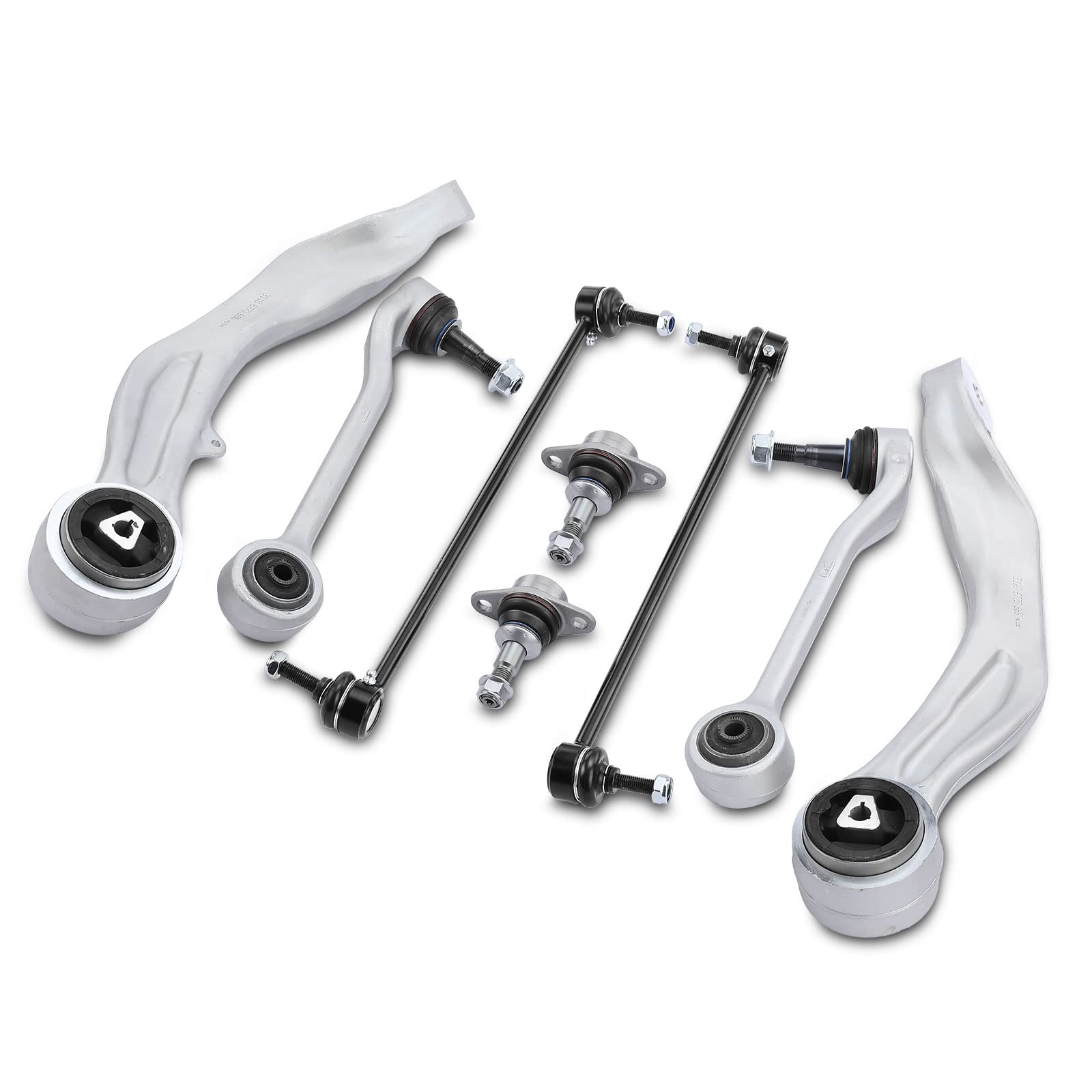 Photo 1 of A-Premium Set of 8, Lower Forward & Rearward Control Arm, Sway Bar Link, Lower Forward Ball Joint, Compatible with BMW 525xi & 530xi 2006-2007, 528i xDrive & 530xi xDrive 2009-2010, 528xi & 535xi 2008