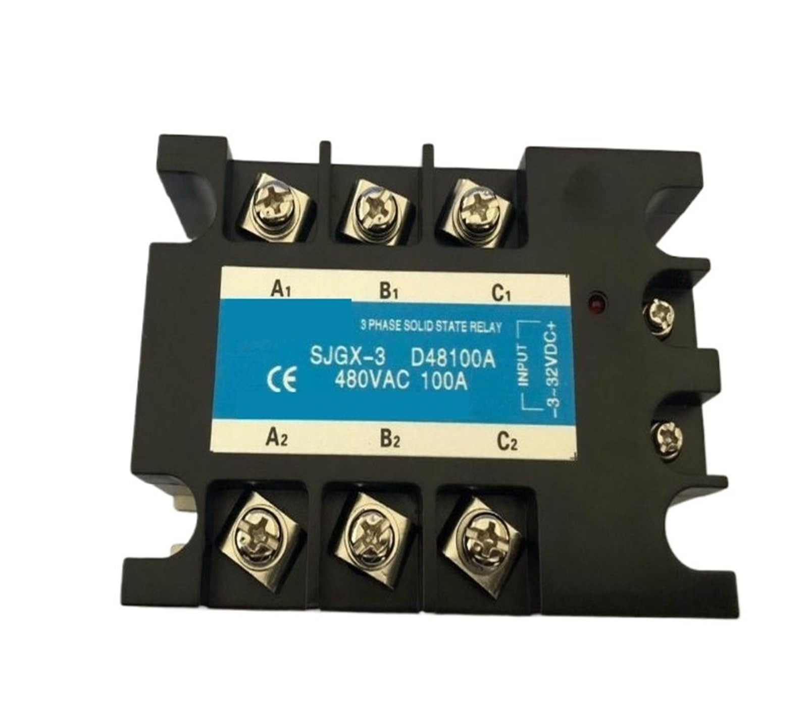 25A 40A 60A 100A 3 Phase Solid State Relay SSR-100 DC to AC Three Rele(25v)
