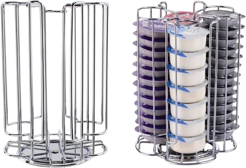 Tassimo T-Disc Capsule Pod Holder - Stores up to 52 Bosch Tassimo T-Discs and rotates for Ease of Access - Coffee Capsule Holder